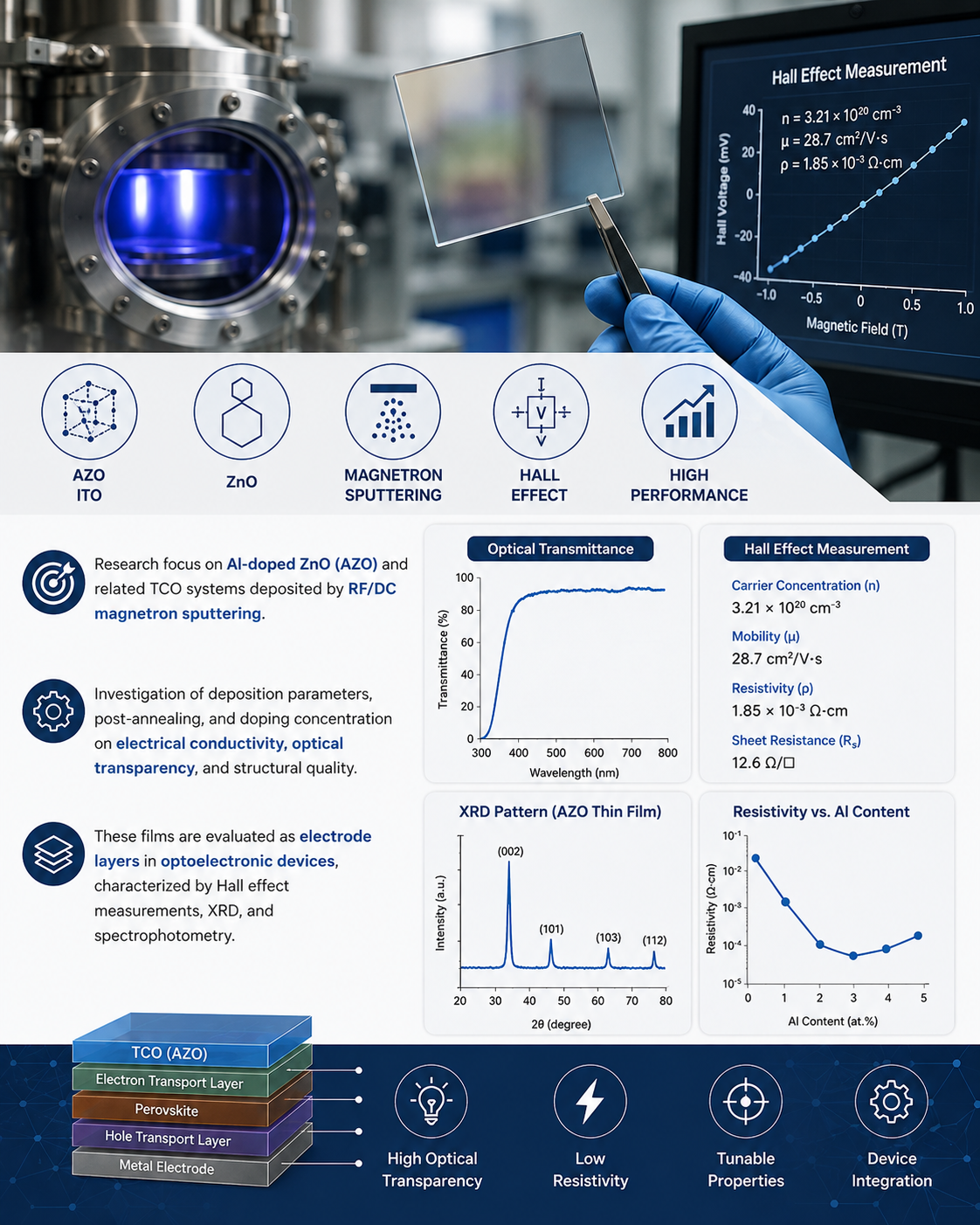 Transparent Conductive Oxides (TCOs)